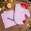 Набор MirSon №7008: прихватка, 17х17 см и рукавичка, 27х17 см, розовый (2200006772750) - миниатюра 1