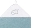 Рушник з капюшоном BabyOno Хмари, 100х100 см, блакитний з білим (142/09) - мініатюра 2