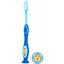 Детская зубная щетка Chicco для молочных зубов Львенок, синий, 3-6 лет (09079.20.10) - миниатюра 1