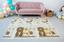 Дитячий двосторонній складний килимок Poppet Спальні малюки та Чарівне місто, 200x180x1 см (PP011-200) - мініатюра 9