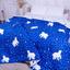 Одеяло хлопковое MirSon Деми №2823 Сolor Fun Line Stalk, 140х110 см, синее (2200006700180) - миниатюра 1
