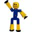 Фігурка Stikbot Синьо-Жовтий, для анімаційної творчості (TST616-23UAKDBl) - мініатюра 1