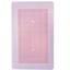 Коврик суперпоглащающий в ванную Stenson 60x40 см прямоугольный светло-розовый (26262) - миниатюра 2