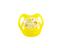 Пустушка латексна Baby Team, класична, 0+ міс., жовтий (3220_желтий) - мініатюра 1