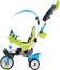 Триколісний велосипед Smoby Toys Бебі Драйвер з козирком і багажником, блакитно-зелений (741200) - мініатюра 5