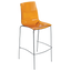 Барный стул Papatya X-Treme BSL, прозрачно-оранжевый (783149) - миниатюра 1
