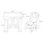 Дитячий функціональний столик і два стільчики Poppet Класик, сірий (PP-001C) - мініатюра 8