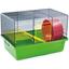Клітка для гризунів Лорі Джунгарик, цинк, 33х23х22.5 см, зелена - мініатюра 1
