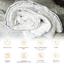 Одеяло антиаллергенное MirSon DeLuxe Hand Made EcoSilk №1310, демисезонное, 172x205 см, белое (237054199) - миниатюра 4