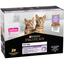 Вологий корм для кошенят Purina Pro Plan Kitten Healthy Start шматочки у підливці з індичкою 850 г (10 шт. х 85 г) - мініатюра 3