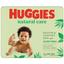 Вологі серветки Huggies Natural Care, 224 шт. (4 уп. по 56 шт.) - мініатюра 2