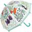 Зонт Djeсo Цветы и птицы, бирюзовый (DD04804) - миниатюра 1