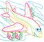 Чарівна розмальовка Кристал Бук Літаки та гелікоптери, із секретом, 8 сторінок (F00027825) - мініатюра 2