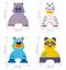 Аква-пазлы Baby Great Смешные животные, 4 игрушки (GB-FM4D) - миниатюра 3