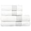 Рушник махровий Maisonette Classy, 50х100 см, білий (8699965114581) - мініатюра 1