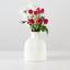Ваза декоративная МВМ My Home, 15 см, белая (DH-FLOWERS-09 WHITE) - миниатюра 4
