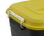 Бак для сміття Tayg Eco, 50 л, з кришкою та ручками, чорний з жовтим (412011) - мініатюра 3