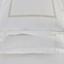 Комплект постільної білизни Penelope Clara stone, сатин, євро (200х180+35см), білий з бежевим (svt-2000022294126) - мініатюра 2