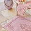 Набір килимків Karaca Home Milly pudra, сітло-рожевий (svt-2000022253734) - мініатюра 1