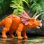 Інтерактивна іграшка Dinos Unleashed Realistic S2 Трицератопс, 14 см (31123V2) - мініатюра 2