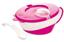 Тарелочка с крышкой и ложкой Canpol babies, 350 мл, розовый (31/406_pin) - миниатюра 1