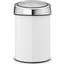Бак для мусора Brabantia Touch Bin, 3 л, белый (364488) - миниатюра 1