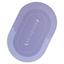 Коврик суперпоглащающий в ванную Stenson 60x40 см овальный светло-фиолетовый (26250) - миниатюра 3