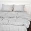 Комплект постельного белья MirSon Natural Linen Beatrice лен двуспальный светло-серый (2200008247775) - миниатюра 1