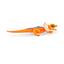 Интерактивная игрушка Robo Alive плащеносная ящерица, со световым эффектом, оранжевый (7149-2) - миниатюра 3