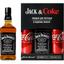 Набір віскі Jack Daniel's Old No.7, 40%, 0,7 л + Coca-Cola, 0,33 л (778628) - мініатюра 1