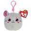М'яка іграшка-брелок TY Squish-A-Boos Мишка Catnip, 12 см (39570) - мініатюра 1
