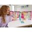Двоповерхова шафа мрії Barbie з лялькою, 30 предметів (HGX57) - мініатюра 9