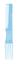 Гребінець-планка Titania з пластиковою ручкою, 18,8 см, синій (1802-6 син) - мініатюра 1