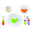 Набор детской посуды Guzzini, 6 предметов, разноцвет (7560052) - миниатюра 1