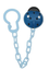 Ланцюжок для пустушки Курносики Сонечко, з кліпсою, синій (7087 син) - мініатюра 1