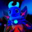 Інтерактивна м'яка іграшка Glowies, світлячок, синій (GW002) - мініатюра 7