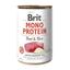 Монопротеїновий вологий корм для собак з чутливим травленням Brit Mono Protein Beef&Rice, з яловичиною і рисом, 400 г - мініатюра 1