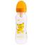 Пляшечка з латексною соскою Baby Team, 250 мл, помаранчевий (1310) - мініатюра 1
