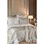 Набор постельное белье с покрывалом и плед Karaca Home Eldora gri 2020-1, евро, серый, 10 предметов (svt-2000022238656) - миниатюра 1