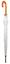 Зонт-трость Bergamo Toprain, белый (4513106) - миниатюра 2