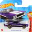 Базова машинка Hot Wheels Then and Now 69 Dodge Charger 500 фіолетова (5785) - мініатюра 1