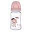Антиколиковая бутылочка Canpol Babies Easystart Bonjour Paris, с широким отверствием, 240 мл, розовый (35/232_pin) - миниатюра 1