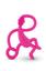 Игрушка-прорезыватель Matchstick Monkey Танцующая Обезьянка, 14 см, розовая (MM-DMT-003) - миниатюра 2