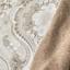 Набор постельное белье с пледом Karaca Home Arlen bej, евро, бежевый, 5 предметов (svt-2000022284660) - миниатюра 2