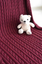 Плед Прованс Soft Коси, 180х140 см, колір бордо (11679) - мініатюра 2