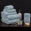 Полотенце для рук Aisha Home Косичка, махровое, 70х40 см, бирюзовое (1001-3204) - миниатюра 1