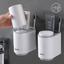 Набор аксессуаров для ванной комнаты МВМ My Home MVM-07: BP-BSS-18, BP-20, белый с серым (MVM-MH-07 WHITE/GRAY) - миниатюра 3
