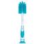 Щіточка 2 в 1 Bebe Confort Wide Neck Bottle Brush та Teat Brush, для миття пляшечки та соски, блакитна (3102201830) - мініатюра 1