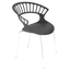 Кресло Papatya Tiara, база хром, темно-серый (4823052300968) - миниатюра 1