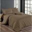 Комплект постельного белья LightHouse Sateen Stripe Brown евростандарт коричневый (603678_2,0) - миниатюра 1
